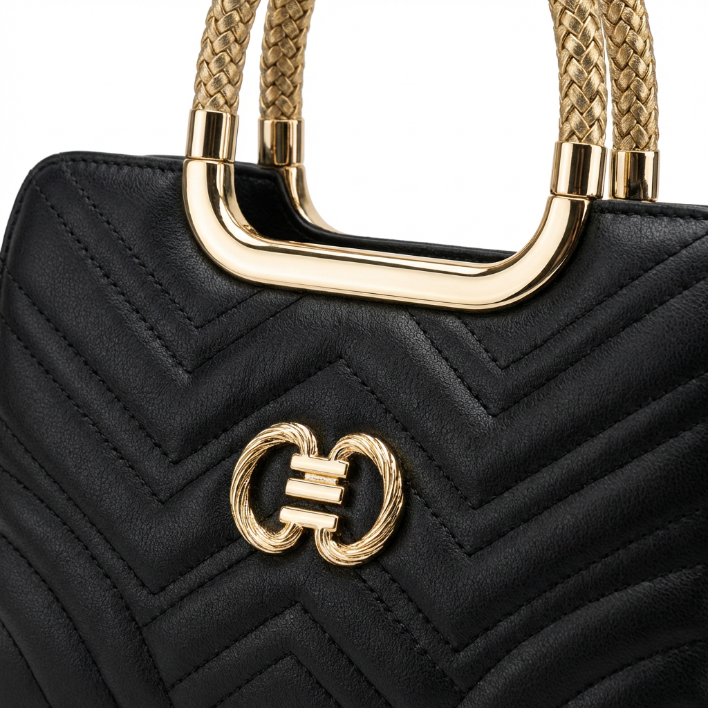 Golden Hour Premium Structured Satchel | Levenza