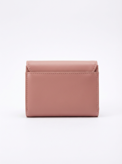 Dusky Rose Compact Trifold Wallet | Levenza
