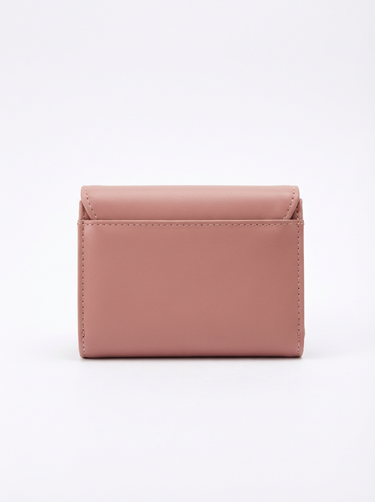 Dusky Rose Compact Trifold Wallet | Levenza