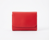 Blood Red Compact Trifold Wallet | Levenza
