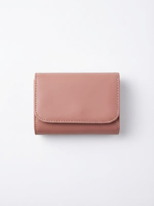Dusky Rose Compact Trifold Wallet | Levenza