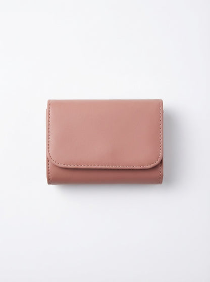 Dusky Rose Compact Trifold Wallet | Levenza