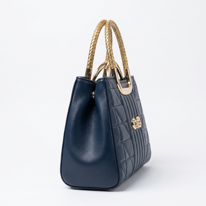 Charcoal Chic Structured Tote | Levenza