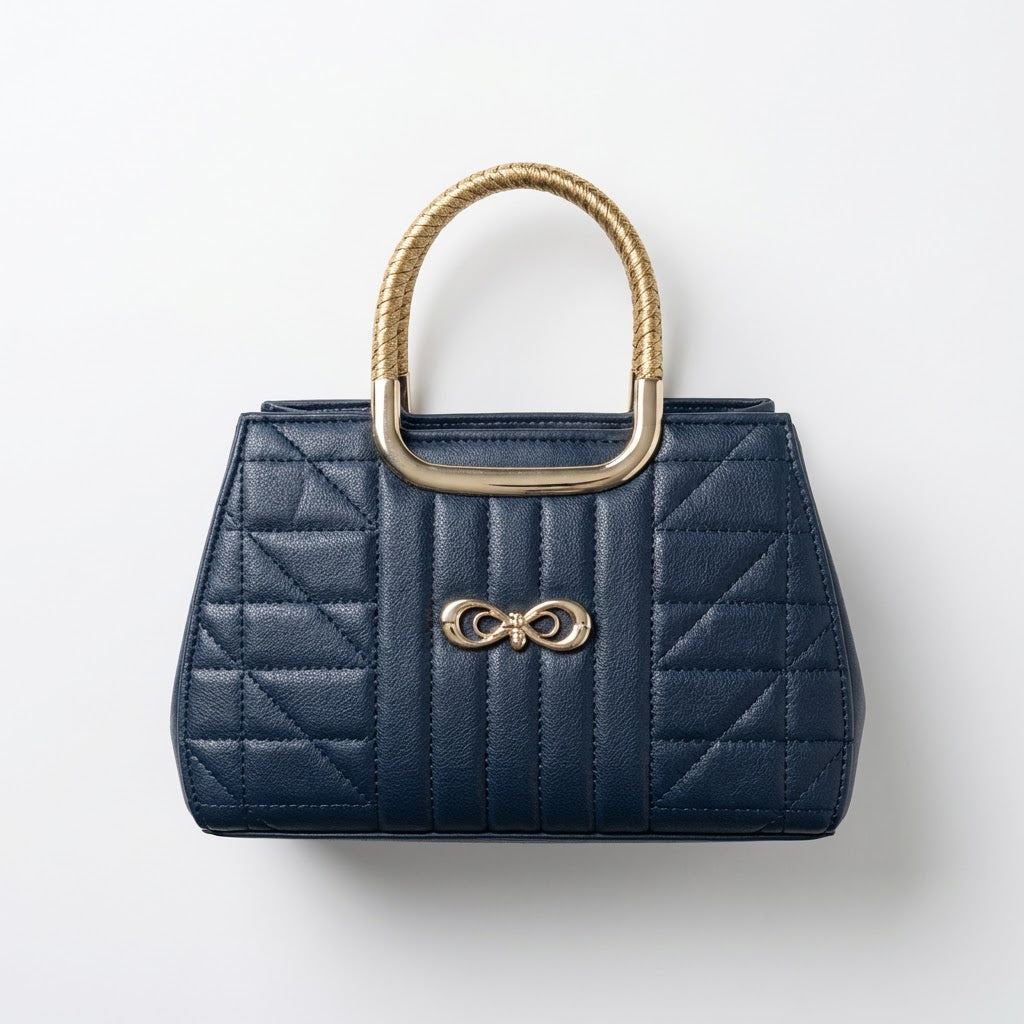 Charcoal Chic Structured Tote | Levenza