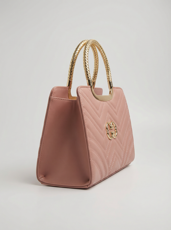 Dusty Rose Quilted Charm | Levenza