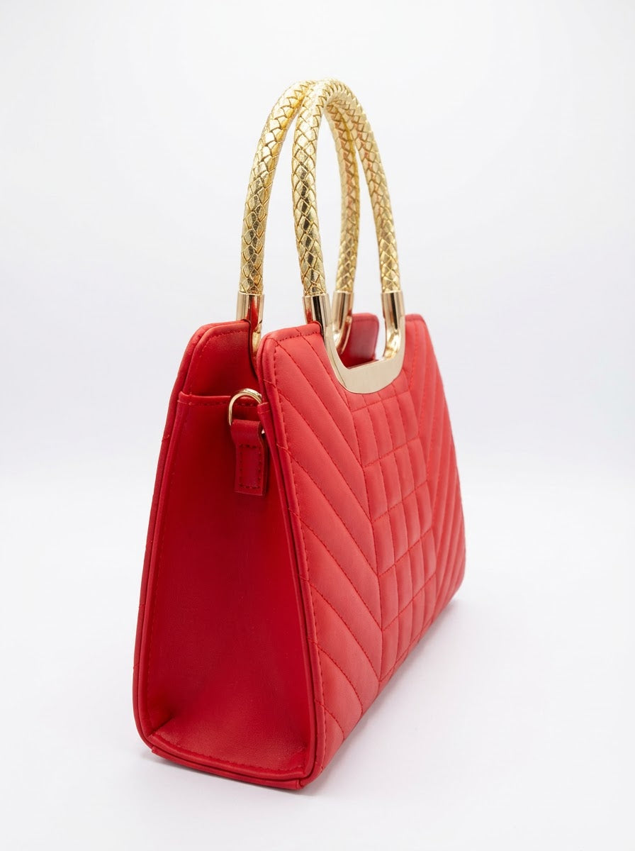 Crimson Red Quilted Classic | Levenza