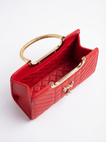 Crimson Red Quilted Classic | Levenza