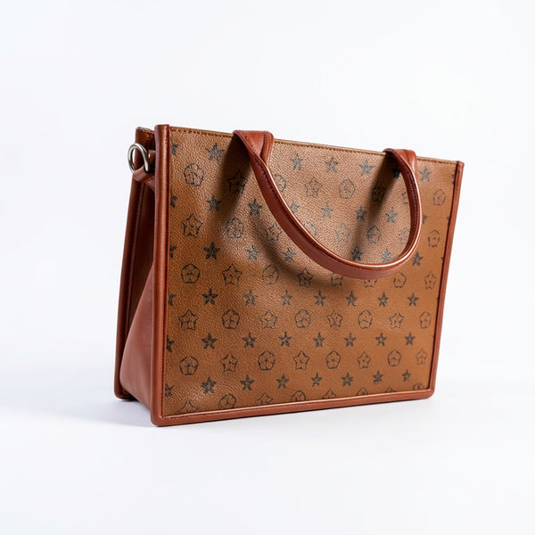Classic Tan Leather Tote | Levenza