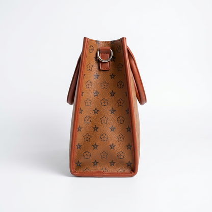 Classic Tan Leather Tote | Levenza