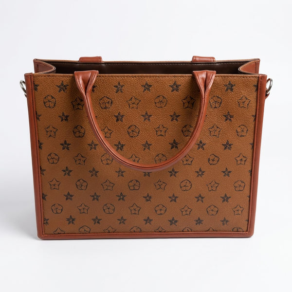 Classic Tan Leather Tote | Levenza