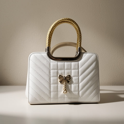 Pearl White Quilted Classic | Levenza
