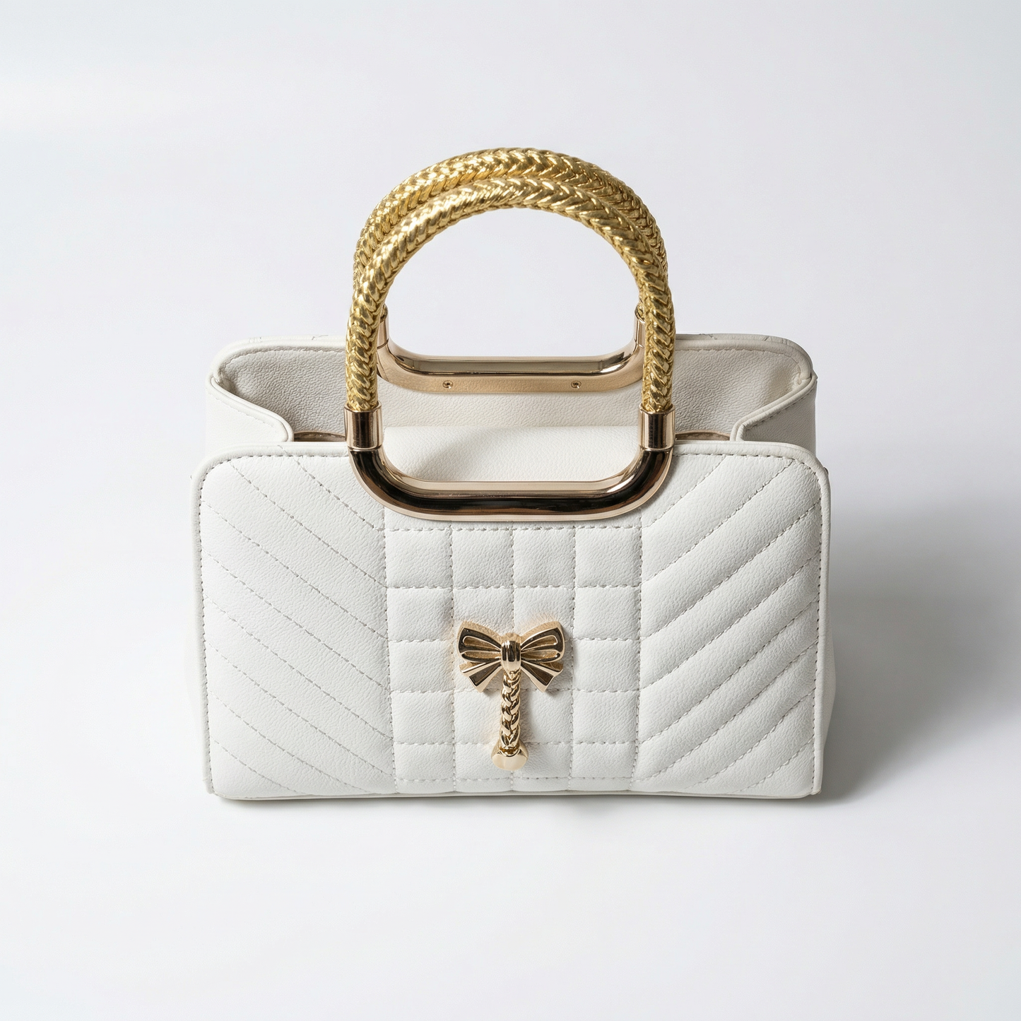 Pearl White Quilted Classic | Levenza
