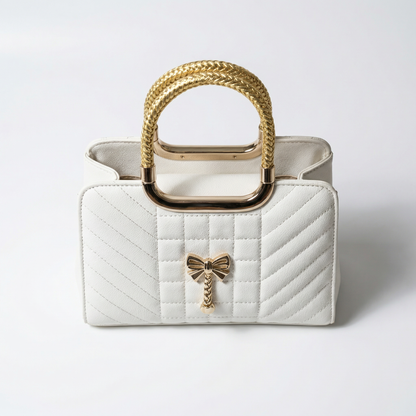 Pearl White Quilted Classic | Levenza