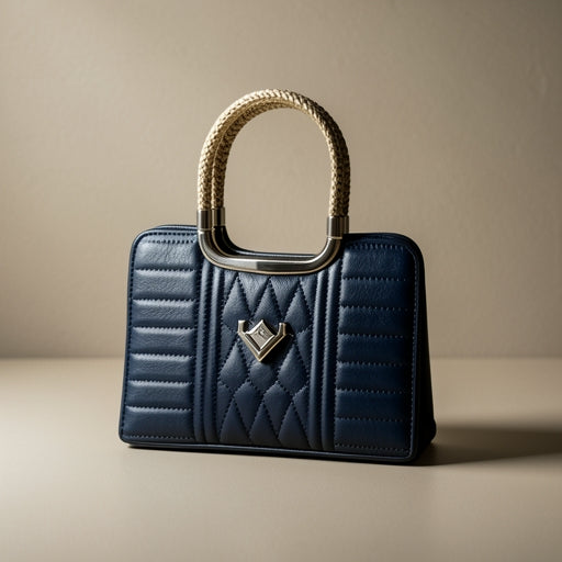 Ivory Elegance Quilted Satchel | Levenza